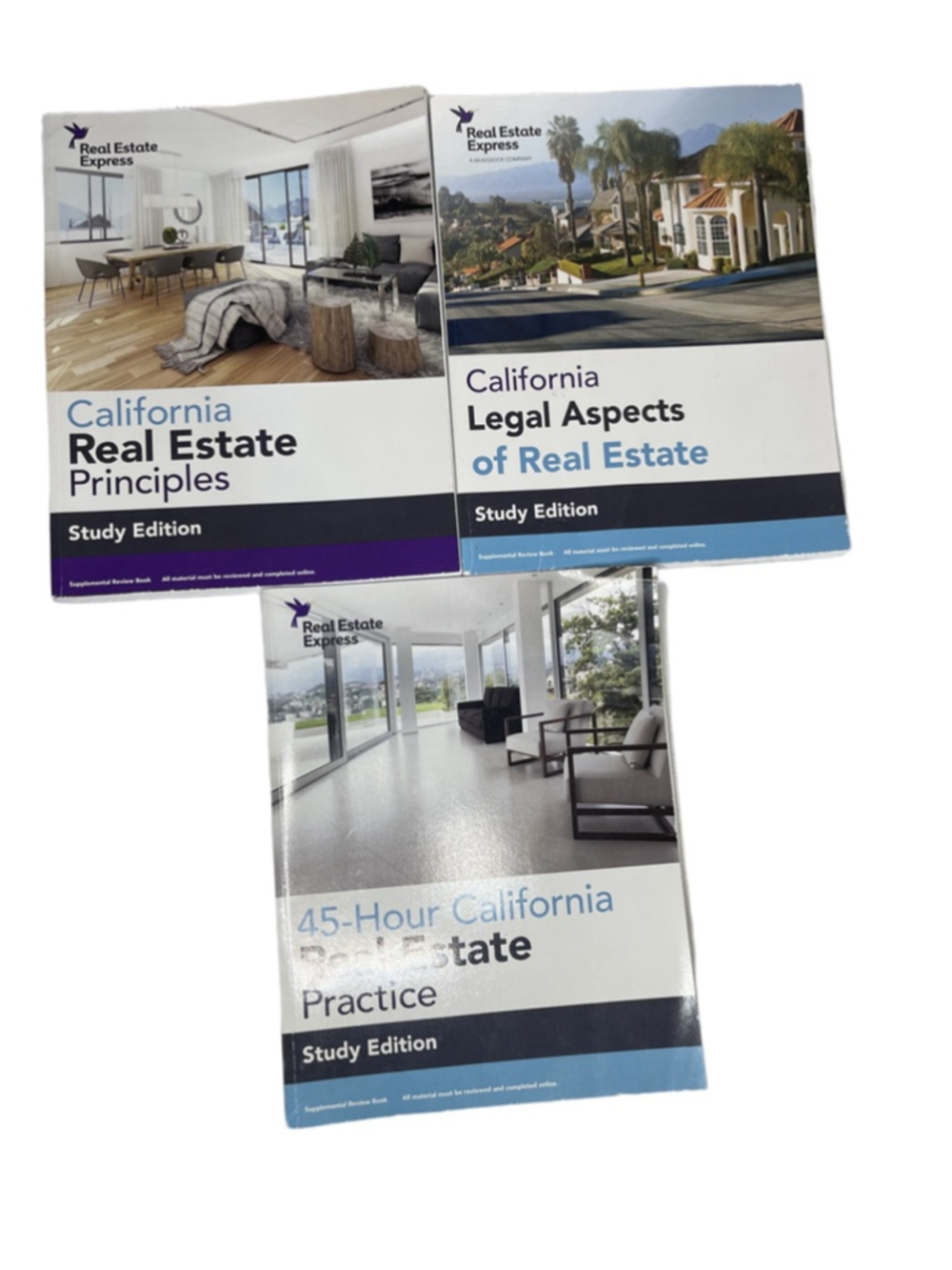 CA Real Estate Express Principles Practice Legal Aspects Books